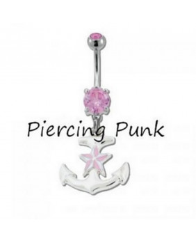 Piercing rockabilly Pink Anchor