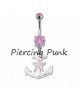 Piercing rockabilly Pink Anchor