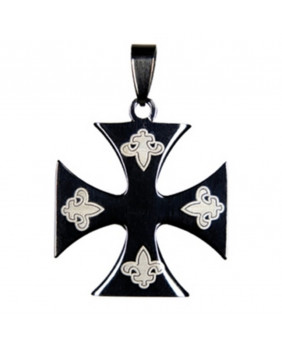 Pendentif gothique Lys Cross