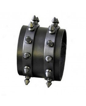 Bracelet gothique pics noirs