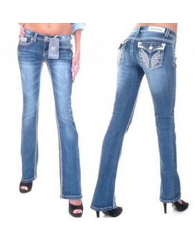 Blue jeans con estampados