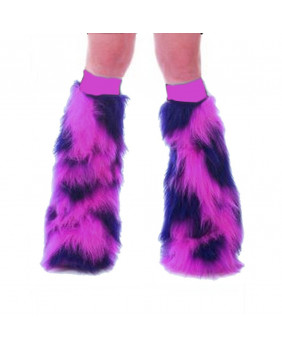 Leg warmer fluffy pink and...