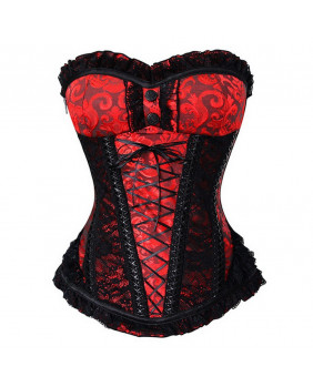 corset rouge et noir