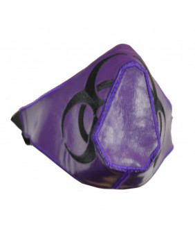 Masques cyber gothique violet / noir