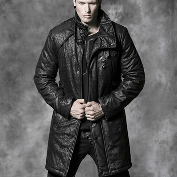 Gothic rock steampunk coats for men