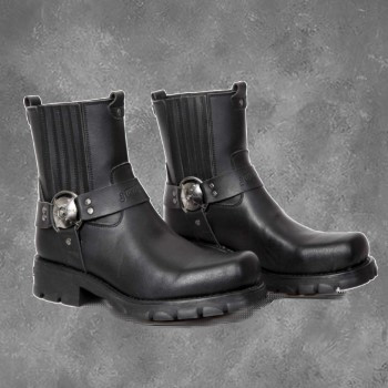 Gothic and rock Ankle boots for men
