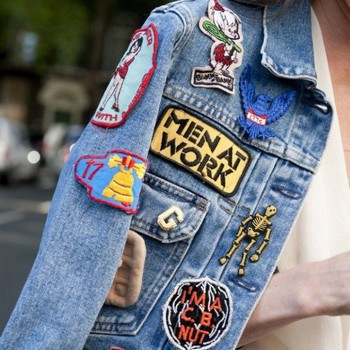 Leather and fabric patches