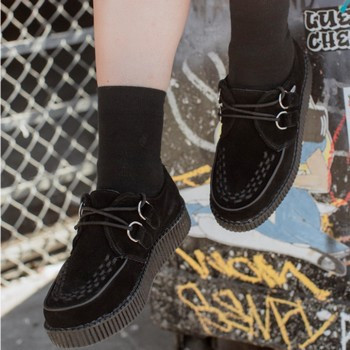 Single sole creepers for women