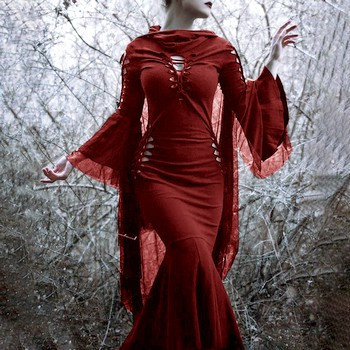 Long gothic dresses for women