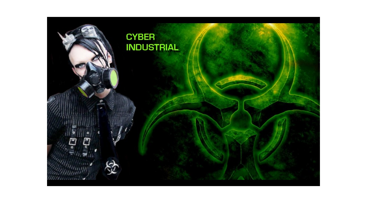cyber goth mask wallpaper