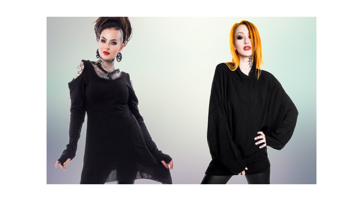 Women's gothic pullovers