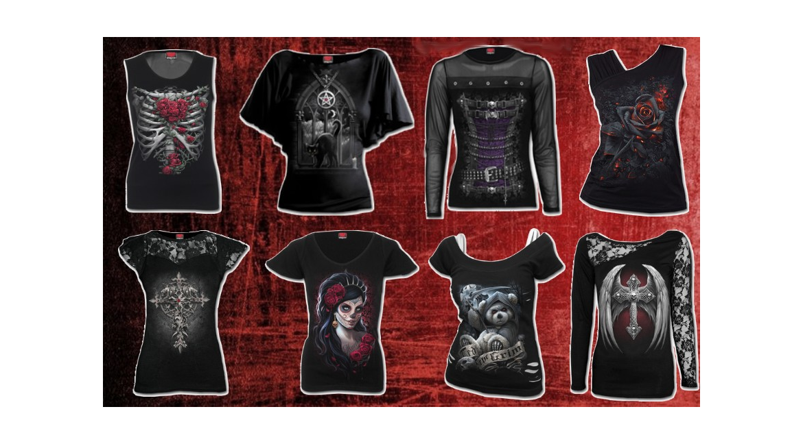 Gothic t-shirts for women